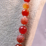 semi-precious carnelian  agate beads
