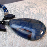 blue pendant necklace