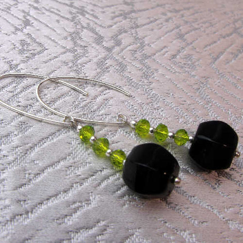 Long drop statement earrings, unique statement earrings handmade UK A93