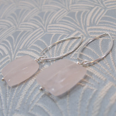 semi-precious bead statement earrings, unique statement earrings NM19
