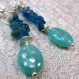 unique drop earrings handmade in the uk