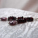 Handmade statement earrings, unique semi-precious earrings statement B17