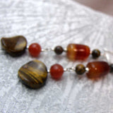 long statement earrings unique handmade