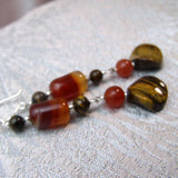 long elegant statement earrings