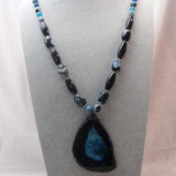 chunky long statement necklace unique design