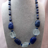 large chunk bead statement necklace