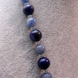 blue semi-precious beads