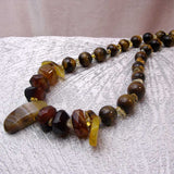 unique handcrafted chunky statement necklace 