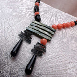 unique semi-precious stone handmade statement jewellery