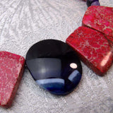 handmade chunky unique statement neckalce