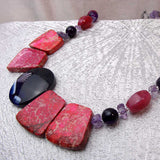 unusual chunky statement necklace handmade uk