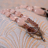 handmade pink necklace