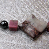 rhodonite bead