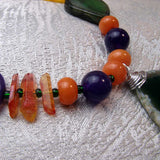chunky semi-precious beads