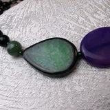 chunky semi-precious agate beads