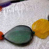 bright chunky semi-precious beads