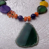 large chunky semi-precious penant