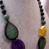 bold chunky bright semi-precious beads 