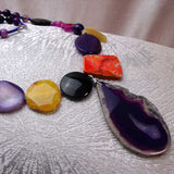 chunky statement necklace handmade uk