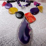 handmade chunky bead necklace