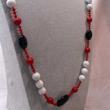 long beaded necklace handmade uk