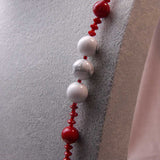white howlite semi-precious beds