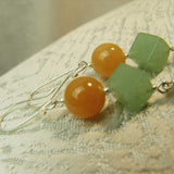 handmade earring detail