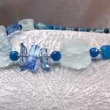 stunning natural blue gemstone beads