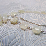jade silver delicate necklace design