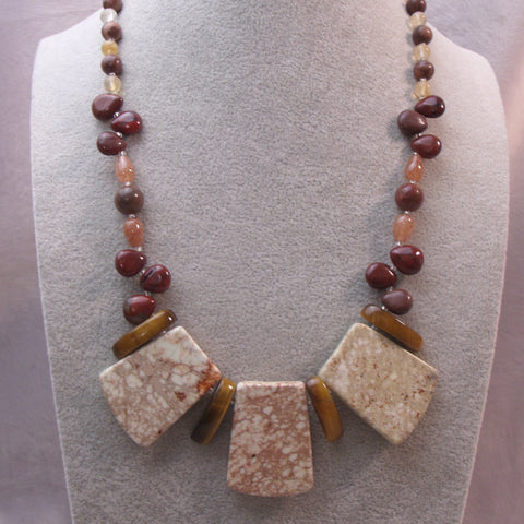 unique chunky necklace, statement jewellery B22