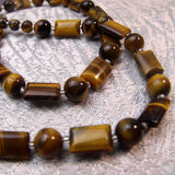 semi-precious stone beads tigers eye