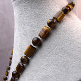 semi-precious tigers eye stone beads