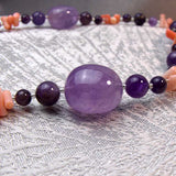 lilac amethyst semi-precious beads