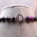 handmade semi-precious bead necklace, unique jewellery b19