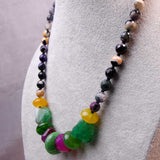 handmade one of a kind semi-precious neaklace