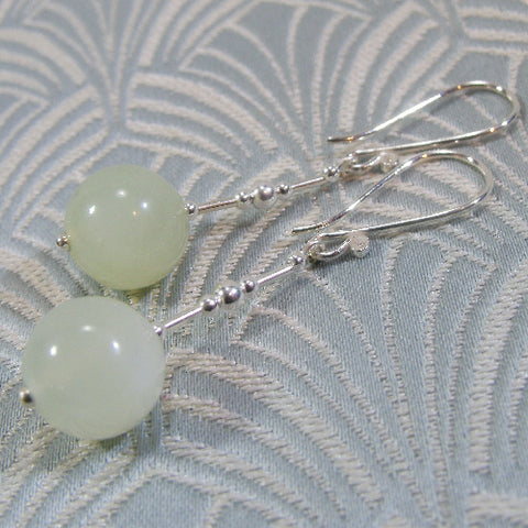 handmade semi-precious stone earrings, unique beaded earrings NM27