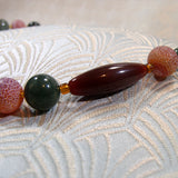 chunky semi-precious carnelian beads