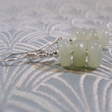 semi-precious jade earrings