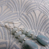 blue amazonite earrings