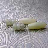 long jade earrings uk