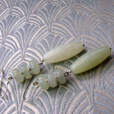 long green jade earrings