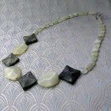 handmade green jade necklace design