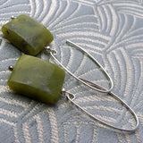 long green jade earrings uk