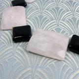 chunky pink rose quartz beads for handmade neckalce