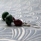 jasper earrings handmade semi-precious jewellery design