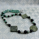unique green jade necklace handmade uk