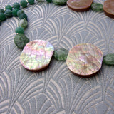 chunky necklace, green statement necklace uk