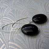long black handmade earring design