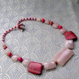 unique rose quartz necklace uk