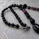 black necklace design